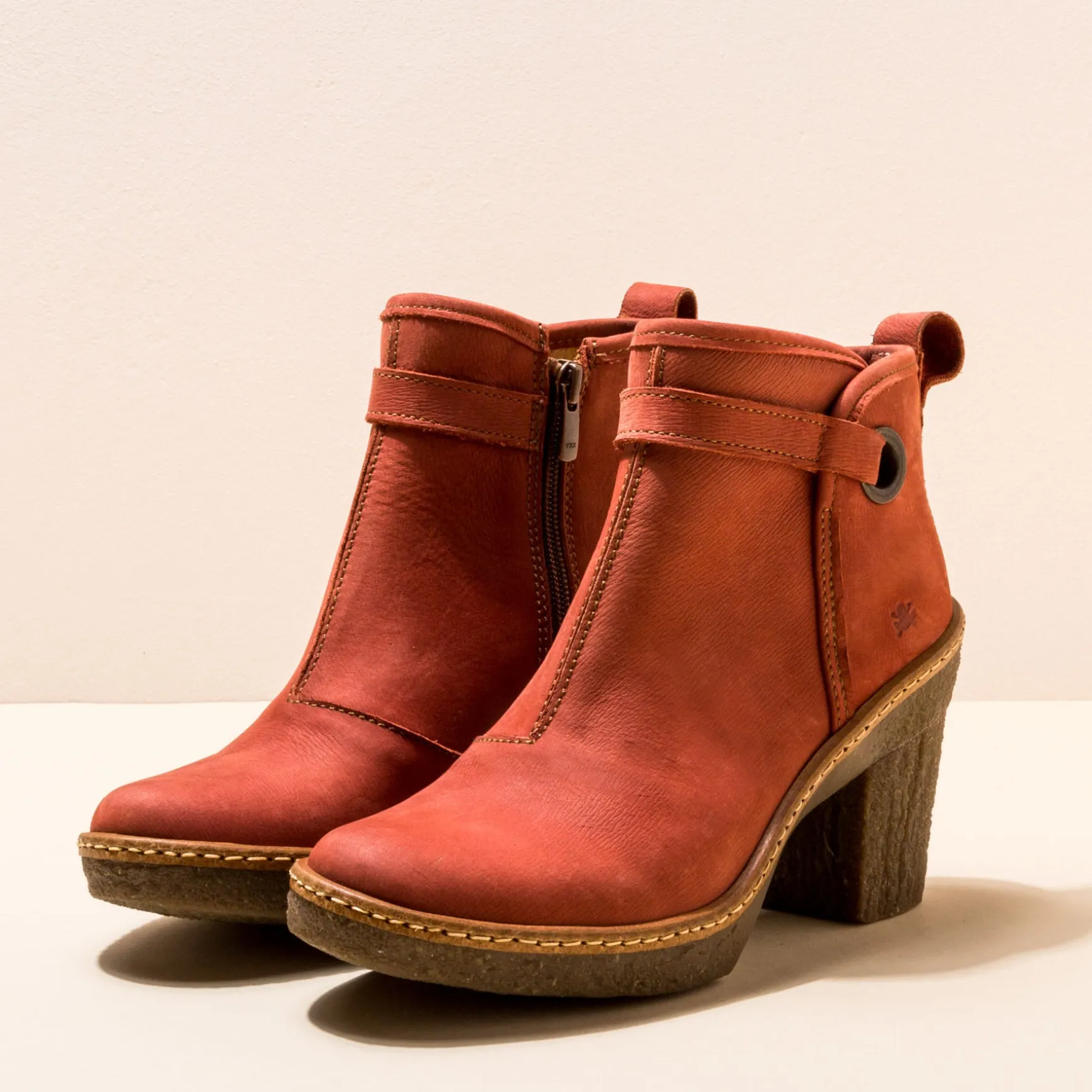 Schnürstiefel Mit Hoher Absatz-El Naturalista 5179 Haya