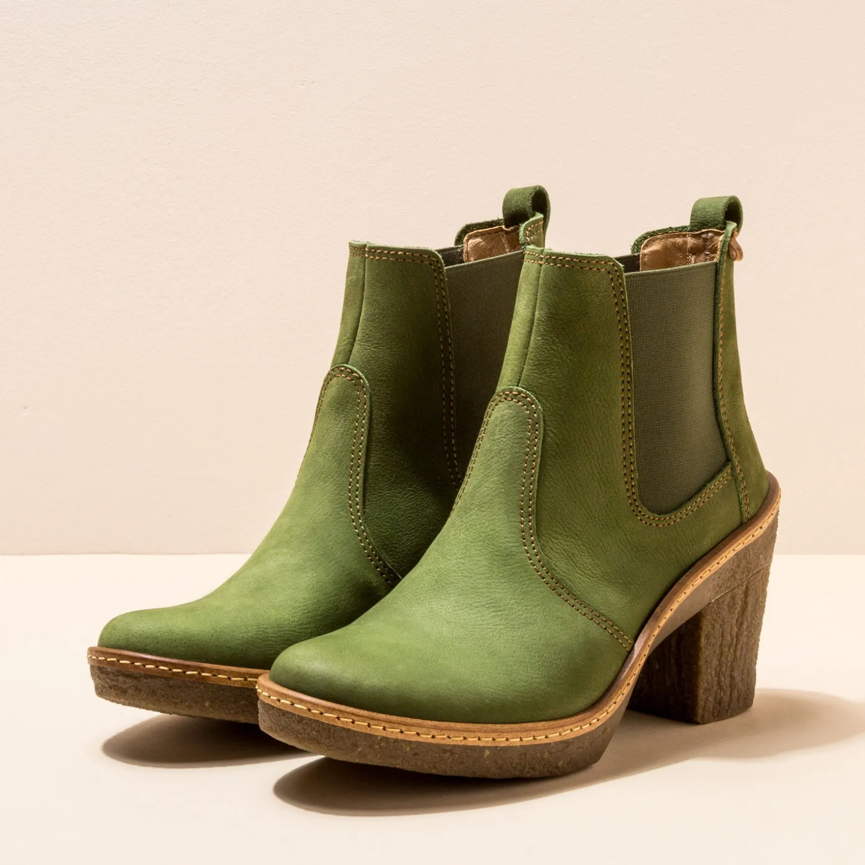 Schnürstiefel Mit Hoher Absatz-El Naturalista 5430 Haya