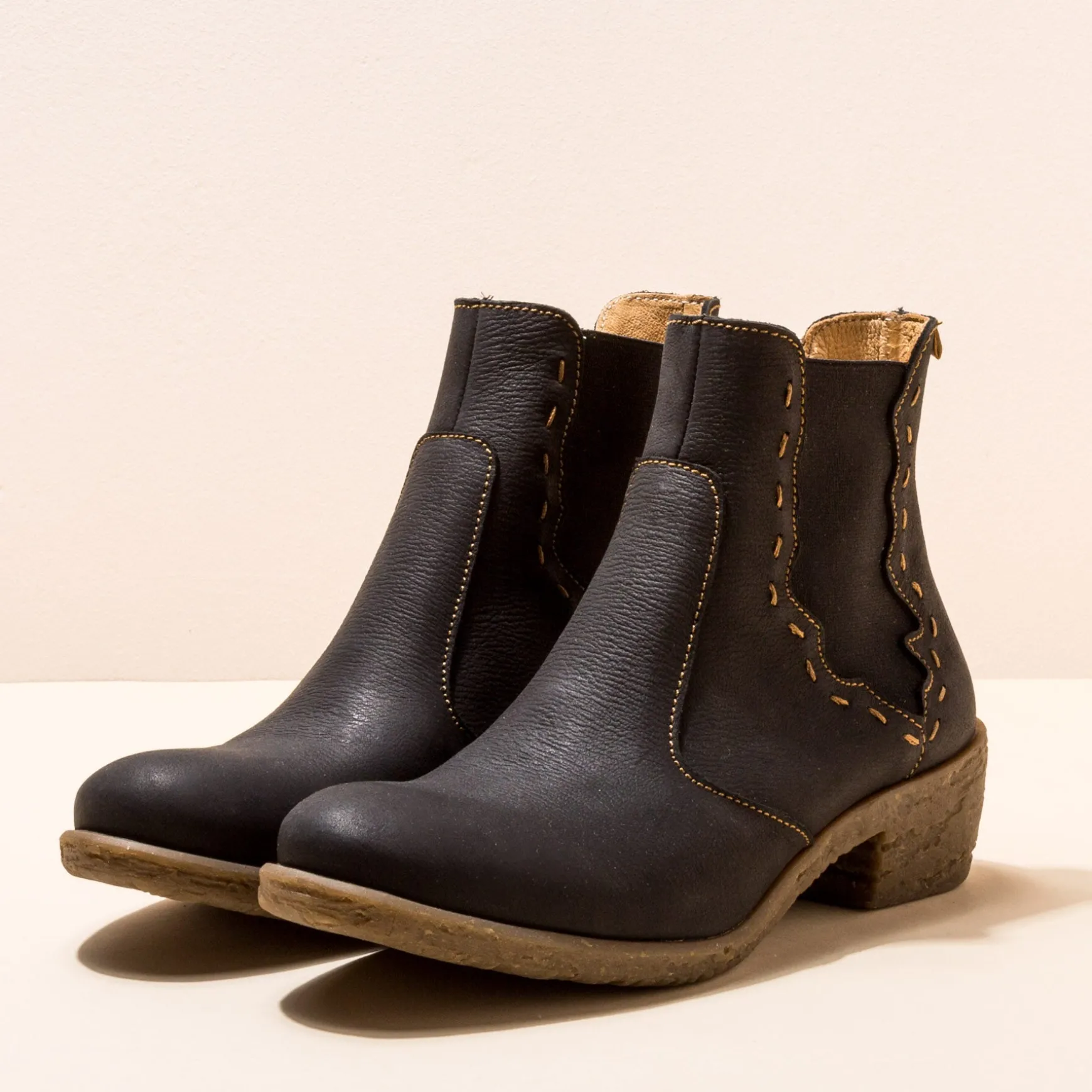 Schnürstiefel Mit Hoher Absatz-El Naturalista 5407 Quera