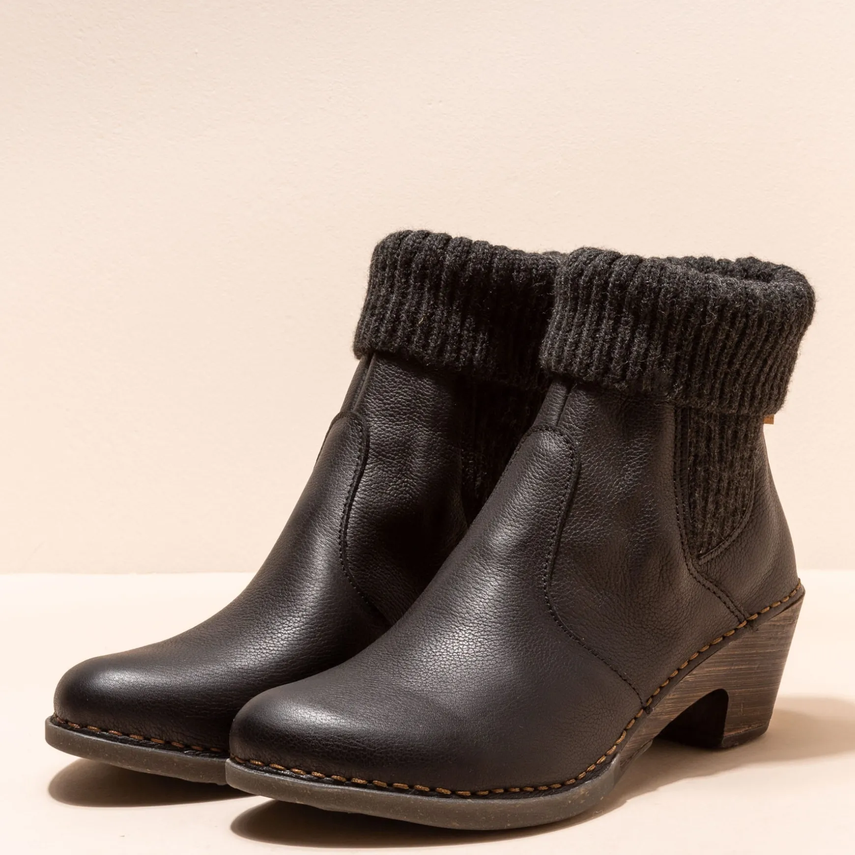 Schnürstiefel Mit Hoher Absatz-El Naturalista 5498 Sylvan