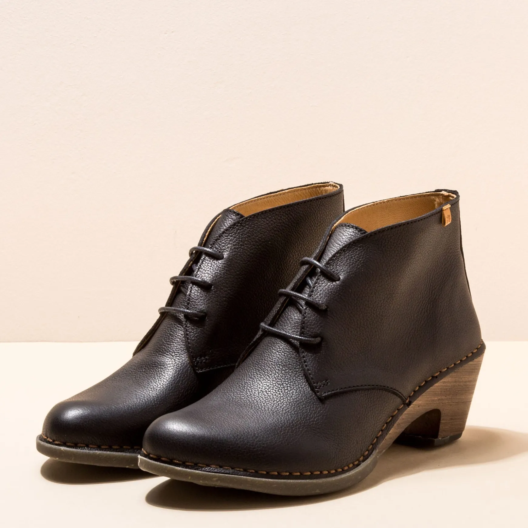 Schnürstiefel Mit Hoher Absatz-El Naturalista 5490 Sylvan